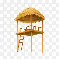 卡通黄色草房-空若网 卡通黄色草房-空若网