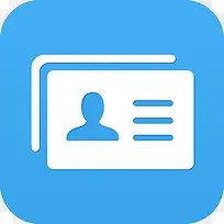 经纬名片通应用图标logo-空若网 经纬名片通应用图标logo-空若网