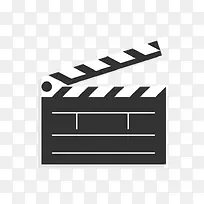 打板开拍电影卡通矢量素材-空若网 打板开拍电影卡通矢量素材-空若网