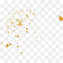 橘色水彩墨点-空若网 橘色水彩墨点-空若网