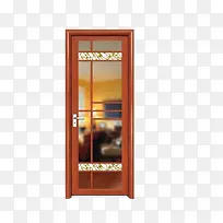 现代简约沙比利玻璃平开门-空若网 现代简约沙比利玻璃平开门-空若网