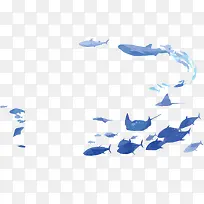 矢量鱼群-空若网 矢量鱼群-空若网