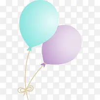小清新多彩气球-空若网 小清新多彩气球-空若网