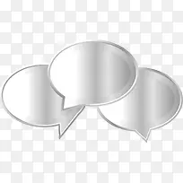 银色对话框标牌-空若网 银色对话框标牌-空若网