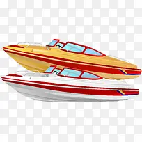 船摩托艇赛艇海滩矢量素材-空若网 船摩托艇赛艇海滩矢量素材-空若网