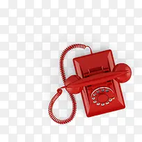 红色电话免抠素材-空若网 红色电话免抠素材-空若网