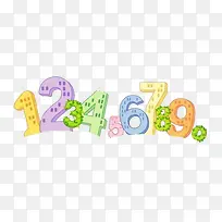 卡通数字-空若网 卡通数字-空若网