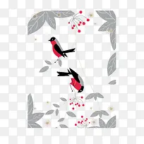 水彩小鸟-空若网 水彩小鸟-空若网