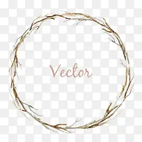 枯树枝边框-空若网 枯树枝边框-空若网