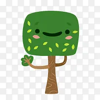 矢量卡通扁平化绿色树-空若网 矢量卡通扁平化绿色树-空若网