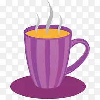 冒热气的奶茶卡通杯子-空若网 冒热气的奶茶卡通杯子-空若网