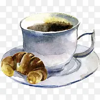 手绘水墨咖啡元素-空若网 手绘水墨咖啡元素-空若网