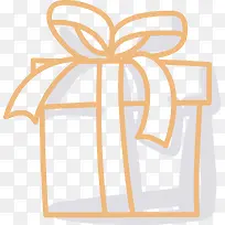 手绘的礼盒卡通图标-空若网 手绘的礼盒卡通图标-空若网