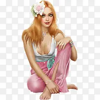 手绘时尚美女-空若网 手绘时尚美女-空若网