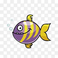 手绘卡通鱼儿-空若网 手绘卡通鱼儿-空若网
