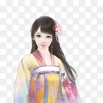 可爱佳人手绘美女-空若网 可爱佳人手绘美女-空若网