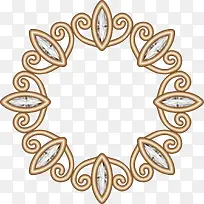 金色钻石圆圈-空若网 金色钻石圆圈-空若网