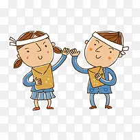 卡通男孩女孩-空若网 卡通男孩女孩-空若网