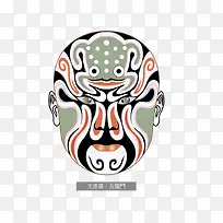 京剧脸谱王彦章五龙门-空若网 京剧脸谱王彦章五龙门-空若网