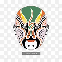 京剧脸谱太史慈群英会-空若网 京剧脸谱太史慈群英会-空若网