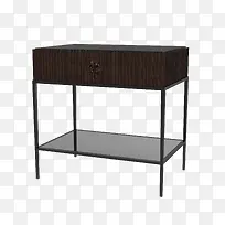 木制玻璃床头桌-空若网 木制玻璃床头桌-空若网