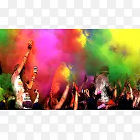 彩色涂鸦背景-空若网 彩色涂鸦背景-空若网