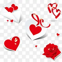 矢量爱心玫瑰-空若网 矢量爱心玫瑰-空若网