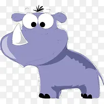 卡通犀牛PNG下载-空若网 卡通犀牛PNG下载-空若网