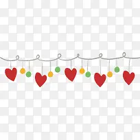 红色爱心挂饰-空若网 红色爱心挂饰-空若网