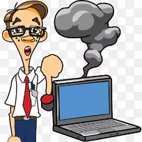 笔记本电脑维修技师电脑软件剪贴画卡通电脑-空若网 笔记本电脑维修技师电脑软件剪贴画卡通电脑-空若网