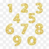 金色的数字-空若网 金色的数字-空若网