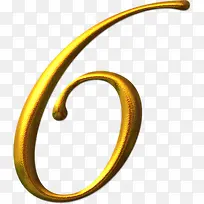 金色数字6婚礼素材图片-空若网 金色数字6婚礼素材图片-空若网