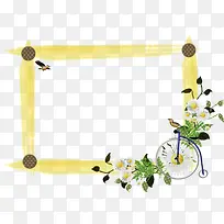 ��ɫ�ջ���Ҷװ�λ�ɫ�߿�-������