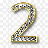 金色钻石矢量数字-空若网 金色钻石矢量数字-空若网