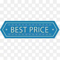 蓝色多边形价格标签-空若网 蓝色多边形价格标签-空若网
