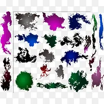 时尚荧光墨迹-空若网 时尚荧光墨迹-空若网