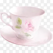 花叶装饰粉色装饰杯具-空若网 花叶装饰粉色装饰杯具-空若网