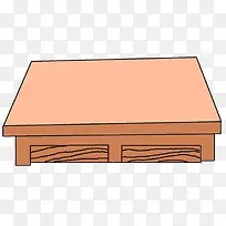 长方形桌子面手绘图-空若网 长方形桌子面手绘图-空若网