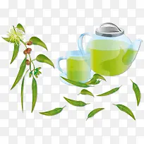 矢量茶具-空若网 矢量茶具-空若网