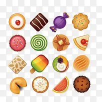 食物俯视图矢量图-空若网 食物俯视图矢量图-空若网