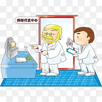 卡通科研开发中心矢量-空若网 卡通科研开发中心矢量-空若网