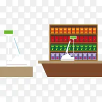 唯美多彩商品架-空若网 唯美多彩商品架-空若网