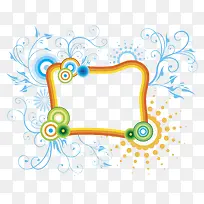 植物花纹长方形边框-空若网 植物花纹长方形边框-空若网