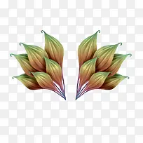 手绘叶子翅膀PNG素材-空若网 手绘叶子翅膀PNG素材-空若网