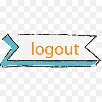 英文创意注销按钮-空若网 英文创意注销按钮-空若网