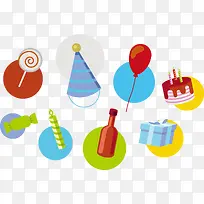 矢量图生日快乐-空若网 矢量图生日快乐-空若网