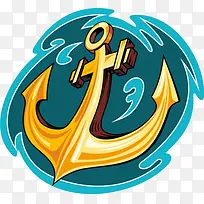 蓝绿色锚点-空若网 蓝绿色锚点-空若网