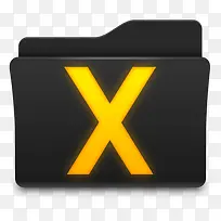 系统文件夹黑文件夹图标-空若网 系统文件夹黑文件夹图标-空若网