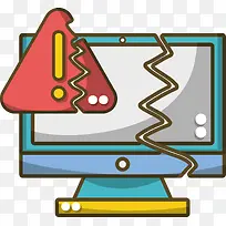 矢量电脑系统崩溃-空若网 矢量电脑系统崩溃-空若网