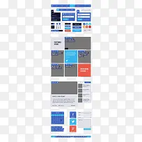 扁平化界面元素PSD素材-空若网 扁平化界面元素PSD素材-空若网
